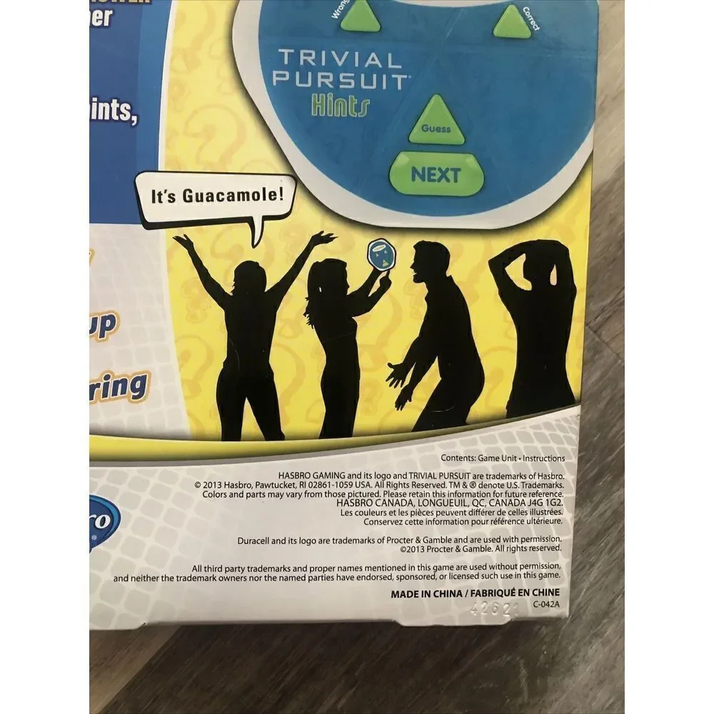 *Trivial Pursuit Hints Game Fun Team Trivia With 3000 Hints For Kids